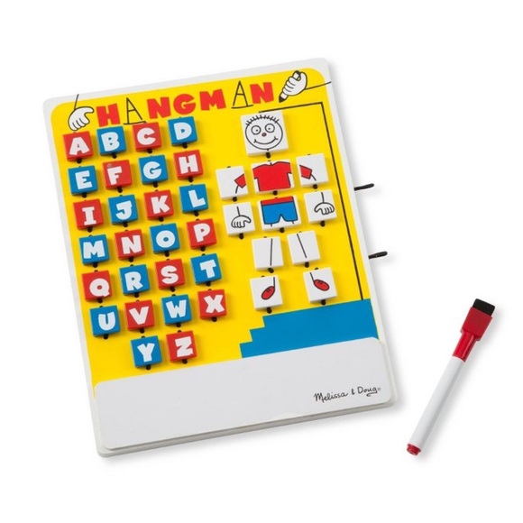 Melissa and Dough Wooden travel hangman game board - Picture 3 of 17